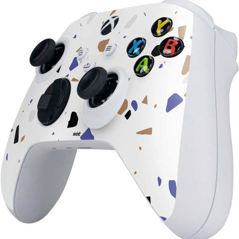 White Terrazzo Xbox Series S Controller Skin